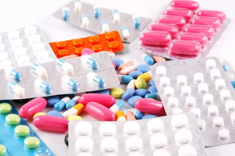 Muliple pills in a pile